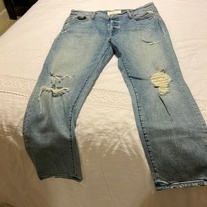 Mother scrapper ankle jeans in Wicked wild calling, 31 in excellent condition.